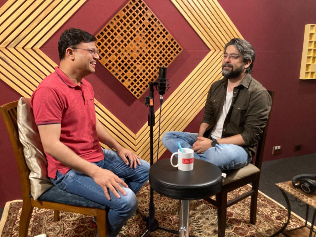 Rakesh Mathuria with Nikhil